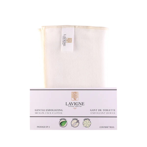 Gentle Exfoliating Face Cloths x3